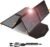 60W 19.8V Foldable Solar Panel Kit,Monocrystalline Solar Cell Solar Charger with USB Outputs and 4-in-1 Connector for Smartphones, Tablets, Laptops, and Power Stations