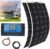800W Solar Panel Kit System, 2Pcs 400W 18V Flexible Monocrystalline Solar Module for Motorhome, Boat, Tent, Car, Trailer, Battery Power Charging