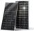 ECO-WORTHY Bifacial 195 Watt 12 Volt Solar Panel Monocrystalline Rigid High-Efficiency PV Module Power Charger for Sunsheds, Canopies, RVs, Farms and Other Off-Grid Applications