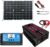 Camping Solar Generator – Mobile Energy Station, Compact Box | 220V AC Inverter, Rechargeable Solar Storage Unit With Foldable Panel Setup Used During Hiking Trips Or Vehicle-Based Expeditions