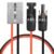 YAODHAOD Solar Plug for Anderson 50A Plug Cable 4 mm² 1 m, TÜV Certified for Portable Generators Energy Storage RV Solar Panel Solar Generator