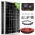 ECO-WORTHY 1KWH/Day Solar Panel Kit 240Watt 12Volt Solar Power System for Off Grid Home RV: 2pcs 120W Mono Solar Panel + 30A 12V/24V Charger Controller + Solar Cable + Z Bracket Mount