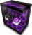 AMANSON PC Case- Pre-Installed 7 PWM Fan, ATX Mid Tower Gaming Case, with 3 Tempered Glass Full Screen Computer Case, H01, Black (w)