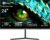 Minifire 24 inch monitor, 100Hz, 1080P FHD,5ms(OD), Adaptive-Sync, sRGB110%, Eye-Care PC screen with HDMI port Type-C Port (MF24X3AL Type-C Included)