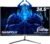 Gawfolk 24.5 Inch Gaming Monitor with AMD FreeSync, Flicker-Free, HDMI 2.0, DP 1.4, Ultra-Thin Frameless PC Monitor