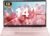 Fsjun 14″ Rose Gold Laptop, 16GB RAM, 1TB PCIE NVMe SSD, 4K UHD(3840×2160) IPS Display, 12th Gen Alder Lake N95 CPU (Up to 3.4Ghz), Win11 Pro, Office19, Fingerprint, Backlit KB, WIFI, HDMI(16G+1TB)
