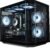 ionz Gaming PC – Desktop Computer, Ryzen 5 5600X, NVIDIA RTX 4060,16GB RAM 1TB NVMe SSD, Windows 11, 500W 80+ PSU, WiFi, Black – APEX | Black