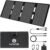 ELECAENTA 60W Solar Panel ETFE Portable Solar Charger 3 Ports, IP68 Waterproof, Foldable Lightweight Monocrystalline Solar Cell for Camping Power Station Generator RV Home Outdoor