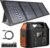 SinKeu Portable Power Station Solar Panel,99Wh Solar Generator, Backup Lithium Battery 230V/100W AC Outlet 40W Solar Panel Camping Emergency Off-Gird Outdoor Fishing Travel Party RV Trip, Orange